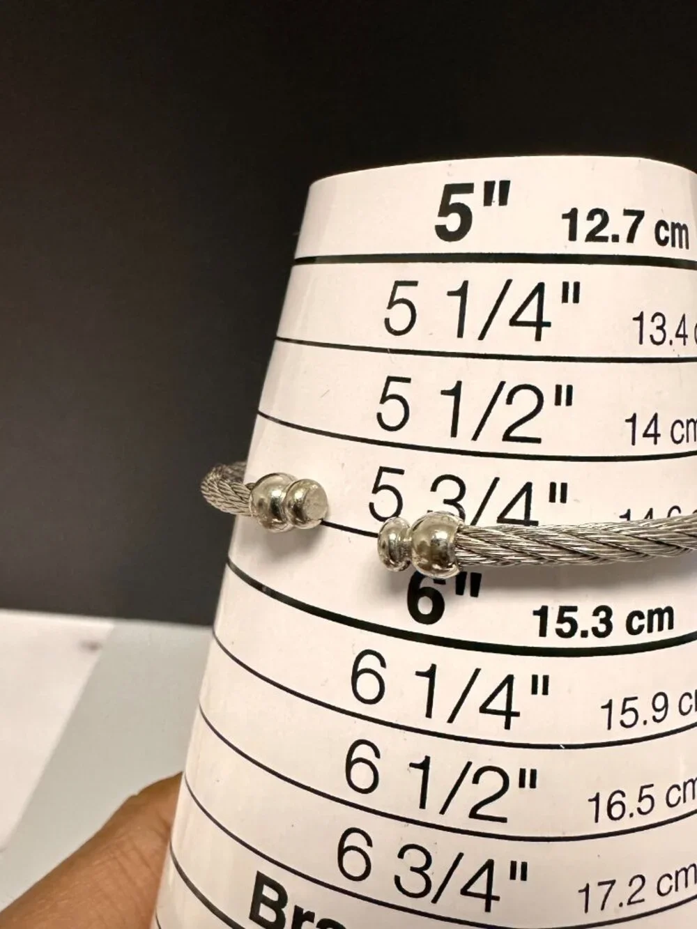 Charming Charlie Watch Womens Silver Tone Matching Bracelet Cuff Band Works